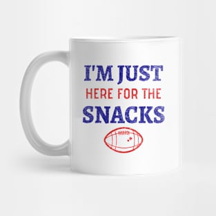 I'm Just Here For The Snacks - Funny Football Snacks Mug